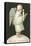 Merry Christmas, Victorian Angel with Candle-null-Framed Stretched Canvas