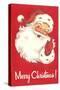 Merry Christmas. Winking Santa Claus-null-Stretched Canvas