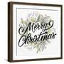 Merry Christmas Wreath Greens-Kim Allen-Framed Premium Giclee Print