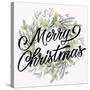 Merry Christmas Wreath Greens-Kim Allen-Stretched Canvas