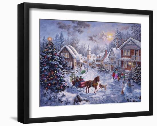 Merry Christmas-Nicky Boehme-Framed Premium Giclee Print