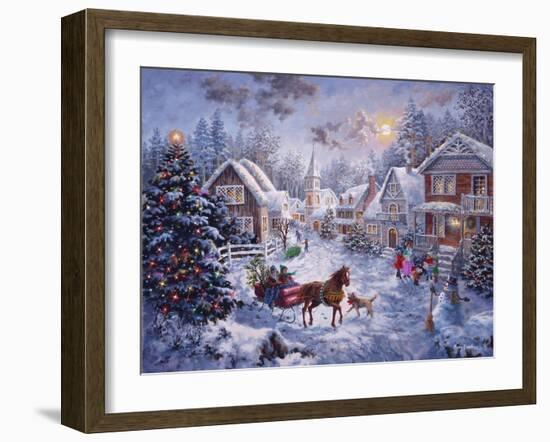 Merry Christmas-Nicky Boehme-Framed Giclee Print