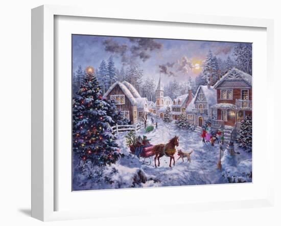 Merry Christmas-Nicky Boehme-Framed Giclee Print