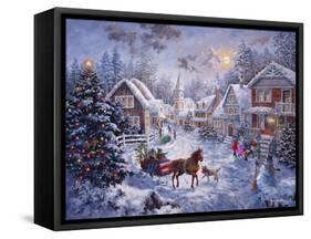 Merry Christmas-Nicky Boehme-Framed Stretched Canvas