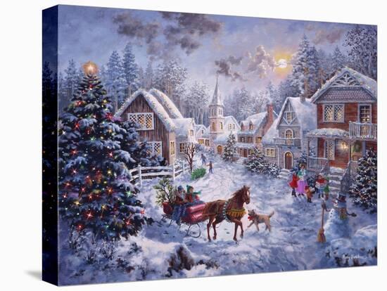 Merry Christmas-Nicky Boehme-Stretched Canvas