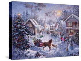 Merry Christmas-Nicky Boehme-Stretched Canvas