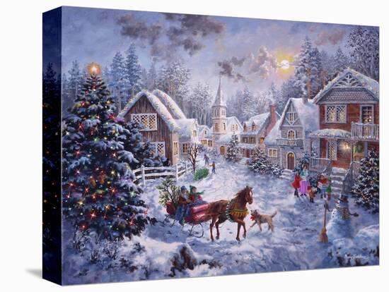 Merry Christmas-Nicky Boehme-Stretched Canvas