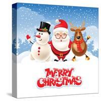 Merry Christmas-Pagina-Stretched Canvas