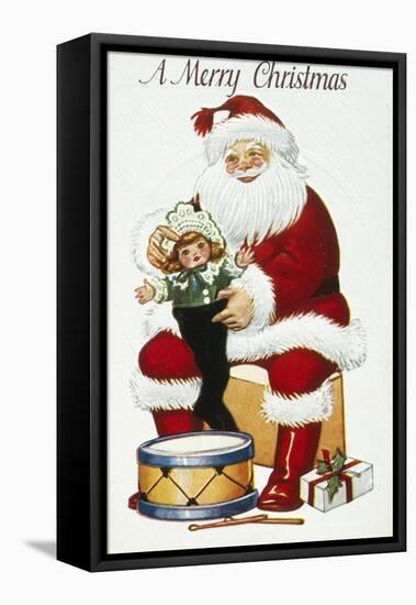 Merry Christmas-null-Framed Stretched Canvas