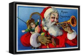 Merry Christmas-null-Framed Stretched Canvas