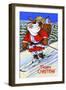 Merry Christmas-Curt Teich & Company-Framed Art Print