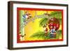 Merry Christmas-Curt Teich & Company-Framed Art Print