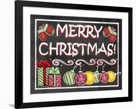 Merry Christmas-Laurie Korsgaden-Framed Giclee Print