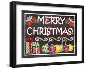 Merry Christmas-Laurie Korsgaden-Framed Giclee Print