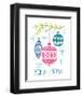 Merry Christmastime Ornament Bright-Michael Mullan-Framed Art Print