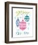 Merry Christmastime Ornament Bright-Michael Mullan-Framed Art Print