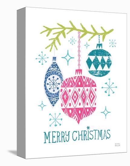 Merry Christmastime Ornament Bright-Michael Mullan-Stretched Canvas