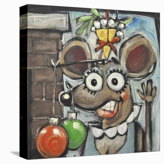 Merry Christmouse-Tim Nyberg-Stretched Canvas