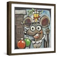 Merry Christmouse-Tim Nyberg-Framed Giclee Print