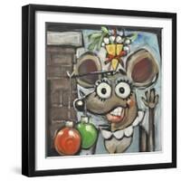 Merry Christmouse-Tim Nyberg-Framed Giclee Print