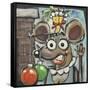 Merry Christmouse-Tim Nyberg-Framed Stretched Canvas