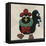 Merry Clucking Christmas-Annie Lane-Framed Stretched Canvas