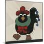 Merry Clucking Christmas-Annie Lane-Mounted Giclee Print