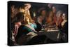 Merry Company, 1622-Gerrit van Honthorst-Stretched Canvas