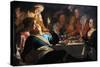 Merry Company, 1622-Gerrit van Honthorst-Stretched Canvas