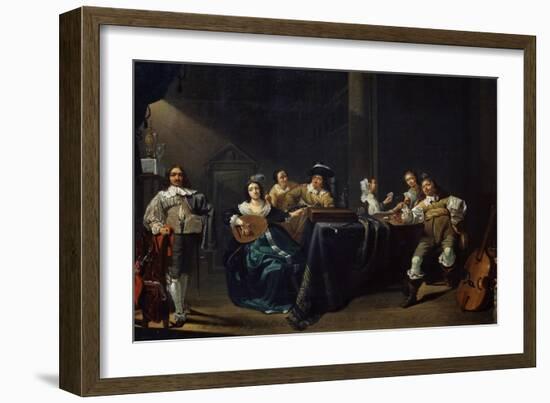 Merry Company, 17th Century-Jacob Duck-Framed Giclee Print