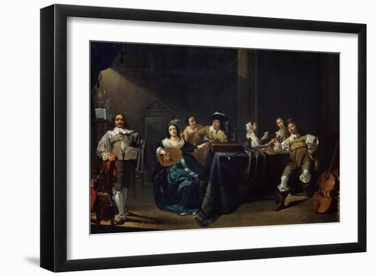 Merry Company, 17th Century-Jacob Duck-Framed Giclee Print