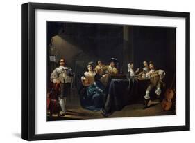 Merry Company, 17th Century-Jacob Duck-Framed Giclee Print