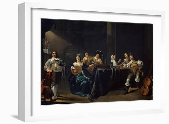 Merry Company, 17th Century-Jacob Duck-Framed Giclee Print