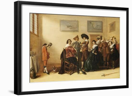 Merry Company in a Room-Anthonie Palamedesz-Framed Art Print