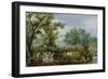 Merry Company in an Arbor-Adriaen Pietersz van de Venne-Framed Giclee Print