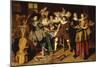 Merry Company in an Interior-Dirck Hals-Mounted Giclee Print