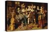 Merry Company in an Interior-Dirck Hals-Stretched Canvas