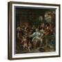 Merry Company on a Terrace, c.1670-Jan Havicksz. Steen-Framed Giclee Print