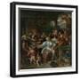 Merry Company on a Terrace, c.1670-Jan Havicksz. Steen-Framed Giclee Print