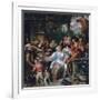 Merry Company on a Terrace, C1673-1675-Jan Steen-Framed Giclee Print