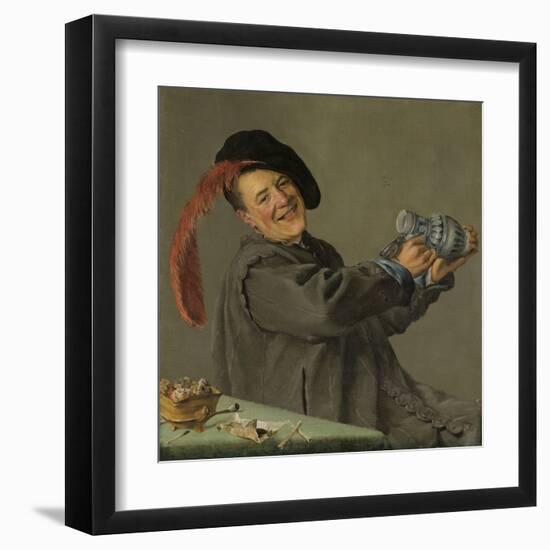 Merry Drinker (Jolly Toper)-Judith Leyster-Framed Art Print