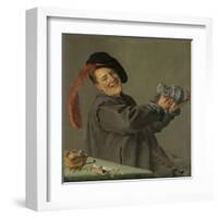 Merry Drinker (Jolly Toper)-Judith Leyster-Framed Art Print