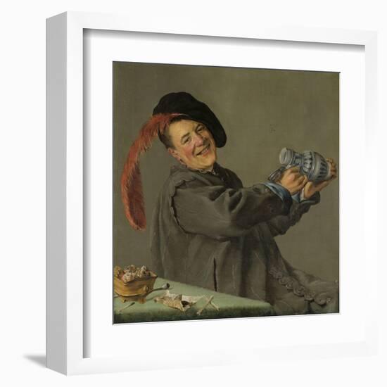 Merry Drinker (Jolly Toper)-Judith Leyster-Framed Art Print