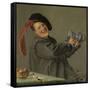 Merry Drinker (Jolly Toper)-Judith Leyster-Framed Stretched Canvas