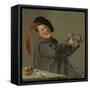 Merry Drinker (Jolly Toper)-Judith Leyster-Framed Stretched Canvas