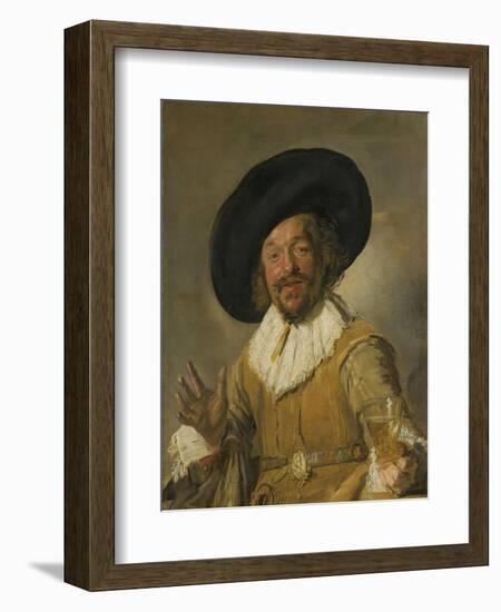 Merry Drinker-Frans Hals-Framed Art Print