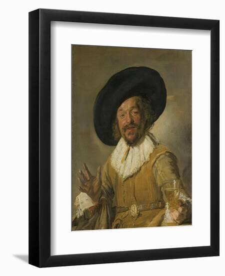 Merry Drinker-Frans Hals-Framed Art Print