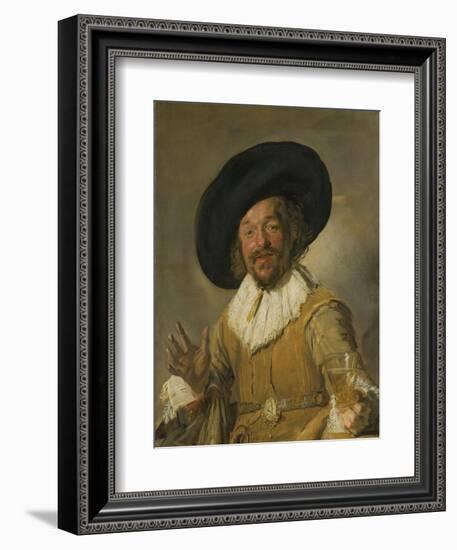 Merry Drinker-Frans Hals-Framed Art Print