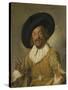 Merry Drinker-Frans Hals-Stretched Canvas