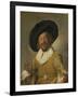 Merry Drinker-Frans Hals-Framed Art Print